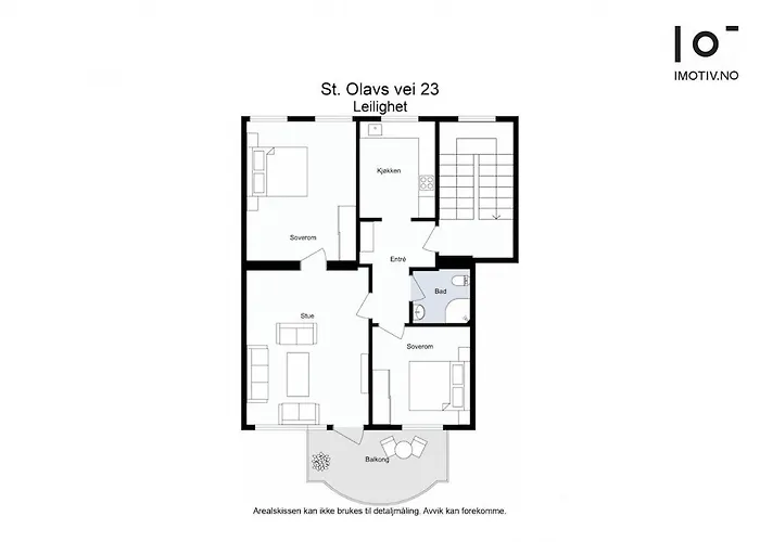 With 2 Bedrooms And Balcony Apartament Bergen